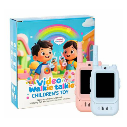 PROXN Video Walkie Talkies for Kids – Fun Two-Way Communication Toy with Video Calling Feature for Boys & Girls Ages 3–7 Years, Pink & Blue Color