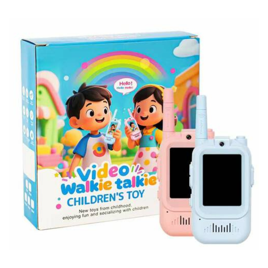 PROXN Video Walkie Talkies for Kids – Fun Two-Way Communication Toy with Video Calling Feature for Boys & Girls Ages 3–7 Years, Pink & Blue Color